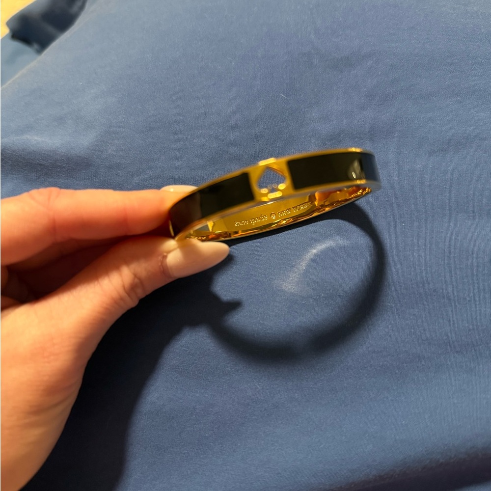 Kate Spade Black and Gold Bracelet